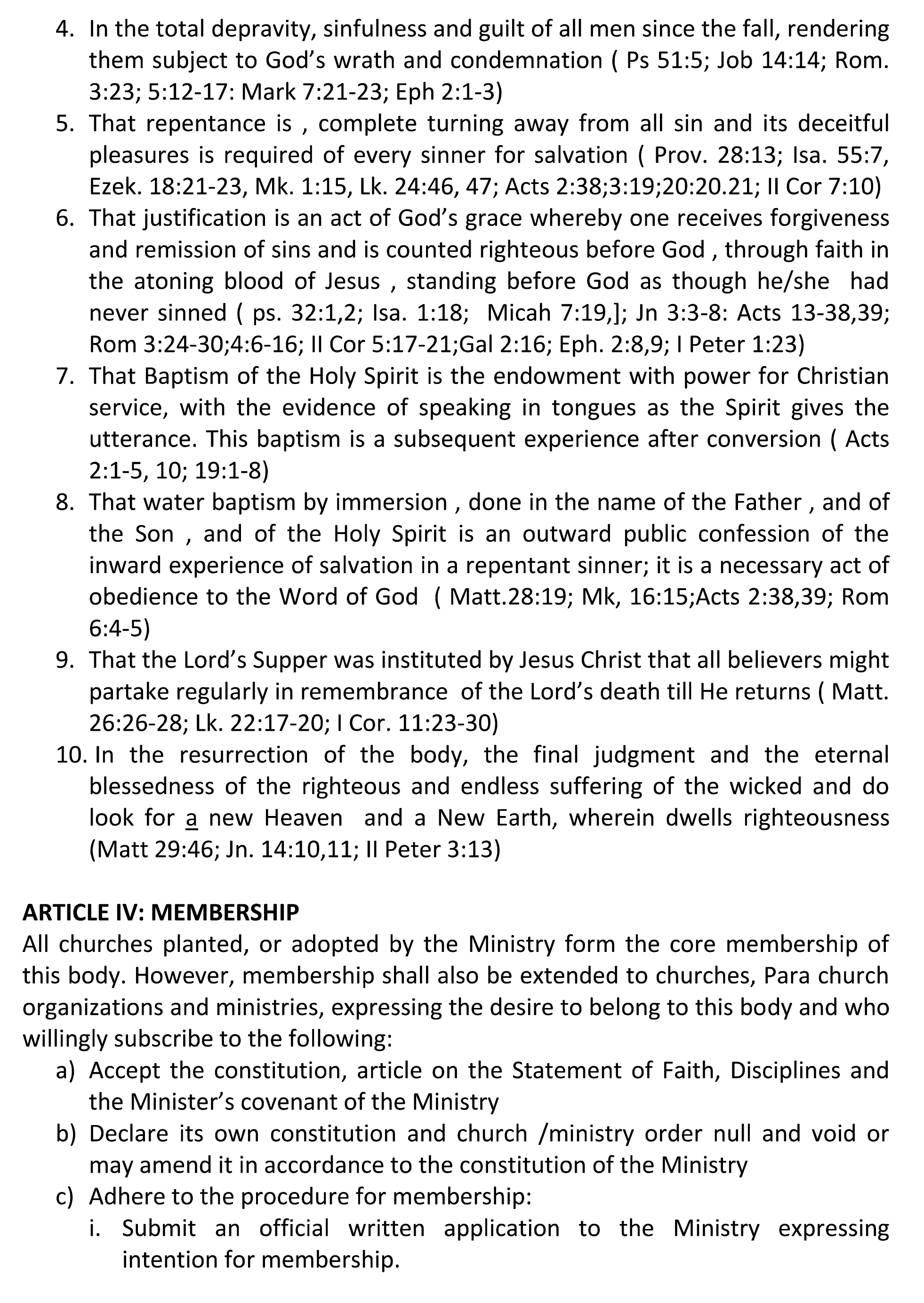 Statement of Faith page 2
